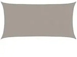 vidaXL Sonnensegel, Grau, Kunststoff, 300x600 cm, Sonnenschutz & Sichtschutz,