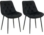 CLP Stuhl, Schwarz, Metall, 52x84x59 cm, Esszimmer, St&uuml;hle, Esszimmerst&uuml;hle,
