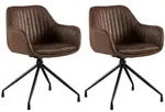 CLP Armlehnenstuhl, Dunkelbraun, Metall, 58x81x58 cm, Esszimmer, St&uuml;hle,