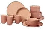 Ritzenhoff Breker Kombiservice Jasper, Terracotta, Keramik, 16-teilig, 385 ml,