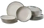 Ritzenhoff Breker Teller-Set, Beige, Keramik, 18-teilig, 2x2x2 cm, Essen & Trinken,
