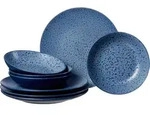 Ritzenhoff Breker Tafelservice Kitwe, Blau, Keramik, 8-teilig, 17x29x29 cm, Essen &