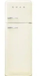 Smeg K&uuml;hl-Gefrier-Kombination 50'S Style, Creme, Metall, 1 Schublade(n),3
