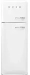 Smeg K&uuml;hl-Gefrier-Kombination 50'S Style, Wei&szlig;, Metall, 1 Schublade(n),3