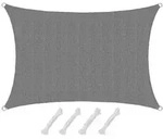 Amanka Uv-Sonnensegel, Grau, Kunststoff, Rechteckig, 100x200 cm, Sonnen- &