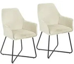 Svita Esszimmerstuhl, Creme, Textil, 59x88x58 cm, Esszimmer, St&uuml;hle,