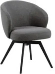 P & B Armlehnstuhl, Grau, Schwarz, Textil, Metall, eckig, 58.5x80x60 cm, FSC...