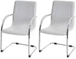 MCW Konferenzstuhl, Wei&szlig;, Kunststoff, 56x93x56 cm, Esszimmer, St&uuml;hle,