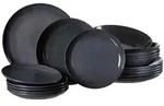 Ritzenhoff Breker Teller-Set, Dunkelgrau, Keramik, 18-teilig, Rund, 2x2x2 cm, Essen &