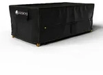 Juskys Gartenm&ouml;belabdeckung, Schwarz, Kunststoff, 110x75x210 cm, Gartenzubeh&ouml;r,