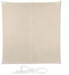 Relaxdays Sonnensegel, Beige, Textil, Metall, 300x300 cm, Sonnen- & Sichtschutz,