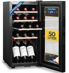 Sommertal Weink&uuml;hlschrank, Schwarz, Metall, 69 cm, Essen & Trinken, Barausstattung