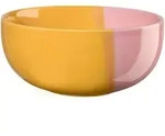 ASA Schale Joy, Hellrosa, Dunkelgelb, Keramik, rund, 7 cm, lebensmittelecht, Essen &