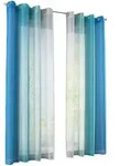 Gardinenbox Vorhang, Blau, Textil, 140x175 cm, Oeko-Tex&reg; Standard 100,