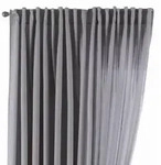 Gardinenbox Schlaufengardine, Silber, Textil, 300x250 cm, Oeko-Tex&reg; Standard...