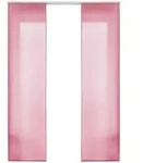 Gardinenbox Vorhang, Pink, Textil, 60x245 cm, Oeko-Tex&reg; Standard 100,...