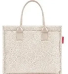 Reisenthel Einkaufstasche Daily shopper teddy sand, Creme, Textil, 14 L, 42x35x17 cm,
