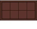 Zenker Schokoladenform, Braun, Kunststoff, 13.5x2.8x25 cm, lebensmittelecht,...