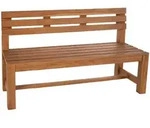 CLP Gartenbank, Teak, Holz, 180x85x50 cm, Gartenm&ouml;bel, Gartenb&auml;nke