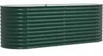 vidaXL Hochbeet, Gr&uuml;n, Metall, 240x81x80 cm, Gartenzubeh&ouml;r, Hochbeete