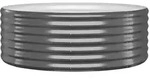 vidaXL Hochbeet,, Grau, Metall, 100x36x100 cm, Gartenzubeh&ouml;r, Hochbeete