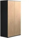 Mid.you Kommode, Anthrazit, Honigeiche, Kunststoff, 2 F&auml;cher, 60x108x32 cm,