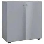 Mid.you Aktenschrank, Grau, Holzwerkstoff, 1 F&auml;cher, 70x74x39 cm, in verschiedenen