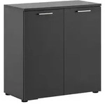 Mid.you Aktenschrank, Anthrazit, Holzwerkstoff, 1 F&auml;cher, 80.2x84.2x41 cm, Beim&ouml;bel