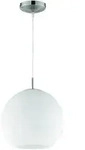 H&auml;ngeleuchte, Wei&szlig;, Glas, Rund, 30x150x30 cm, Lampen & Leuchten, Innenbeleuchtung,