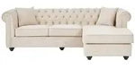 Vente-Unique Sofa, Beige, Holz, Uni, 4-Sitzer, 228x72x163 cm, Wohnzimmer, Sofas...