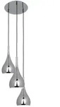 N&auml;ve H&auml;ngeleuchte, Chrom, Metall, 120 cm, RoHS, Lampen & Leuchten,