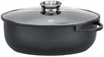 ELO Br&auml;ter, schwarz, Metall, 7 L, 29x16.5x41.5 cm, backofengeeignet,