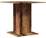vidaXL Esstisch, Dunkelbraun, Holzwerkstoff, 80x75x80 cm, Esszimmer, Tische,
