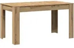 vidaXL Esstisch, Hellbraun, Holzwerkstoff, 74.5x76x140 cm, Esszimmer, Tische,