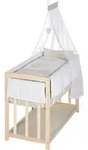 Roba Beistellbett, Natur, Holzwerkstoff, 45x90 cm, Babym&ouml;bel, Babybetten,