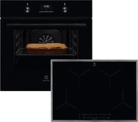 Electrolux BACKOFENSET Schwarz, Edelstahl 59.5x59.4x54.8 cm,...