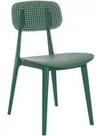 Gardenson Gartenstuhl, Gr&uuml;n, Kunststoff, 42x79x51 cm, gastro- und objekttauglich,