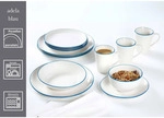 Ritzenhoff Breker Kombi-Set, Blau, Keramik, 20-teilig, 2x2x2 cm, Essen & Trinken,