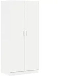vidaXL Kleiderschrank, Wei&szlig;, Holzwerkstoff, 52x180x80 cm, Schlafzimmer,