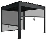 Juskys Seitenwand, Anthrazit, Metall, 300x240x700 cm, Sonnen- & Sichtschutz,
