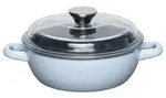 Riess Schmorpfanne, Blau, Metall, Kochen, Pfannen, Bratpfannen