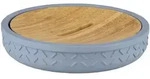 Kleine Wolke Seifenschale Dash, Hellblau, Kunststoff, Streifen, 2.5 cm,