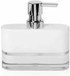 M&ouml;ve Seifenspender, Wei&szlig;, Kunststoff, 4x14x13 cm, Badaccessoires,