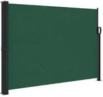 vidaXL Seitenmarkise, Gr&uuml;n, Textil, 140x300 cm, Sonnen- & Sichtschutz, Markisen