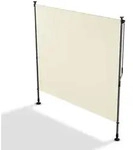 Juskys Senkrechtmarkise, Beige, Textil, 200x310 cm, Sonnen- & Sichtschutz,