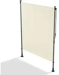Juskys Senkrechtmarkise, Beige, Textil, 150x310 cm, Sonnen- & Sichtschutz,