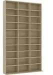 vidaXL Cd-Schrank, Sonoma Eiche, Holz, 16x177.5x102 cm, Wohnzimmer, Regale, CD &