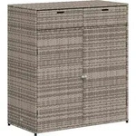 vidaXL Gartenschrank, Grau, Kunststoff, 105x113x55 cm, Aufbewahrung & Schutzh&uuml;llen