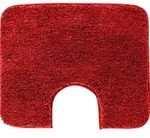 Grund Wc-Vorleger Melange, Rot, Textil, Abstraktes, rechteckig, 50x60 cm, Oeko-Tex&reg;