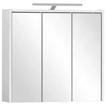 Mid.you Spiegelschrank DEX SPS 650, Wei&szlig;, Glas, 6 F&auml;cher, 65.0x64.0x16.0 cm,...